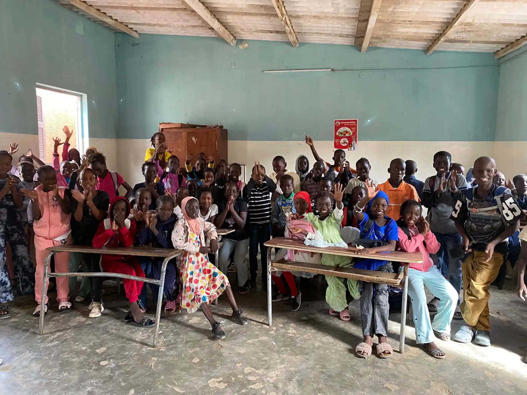 Les enfants dans la classe