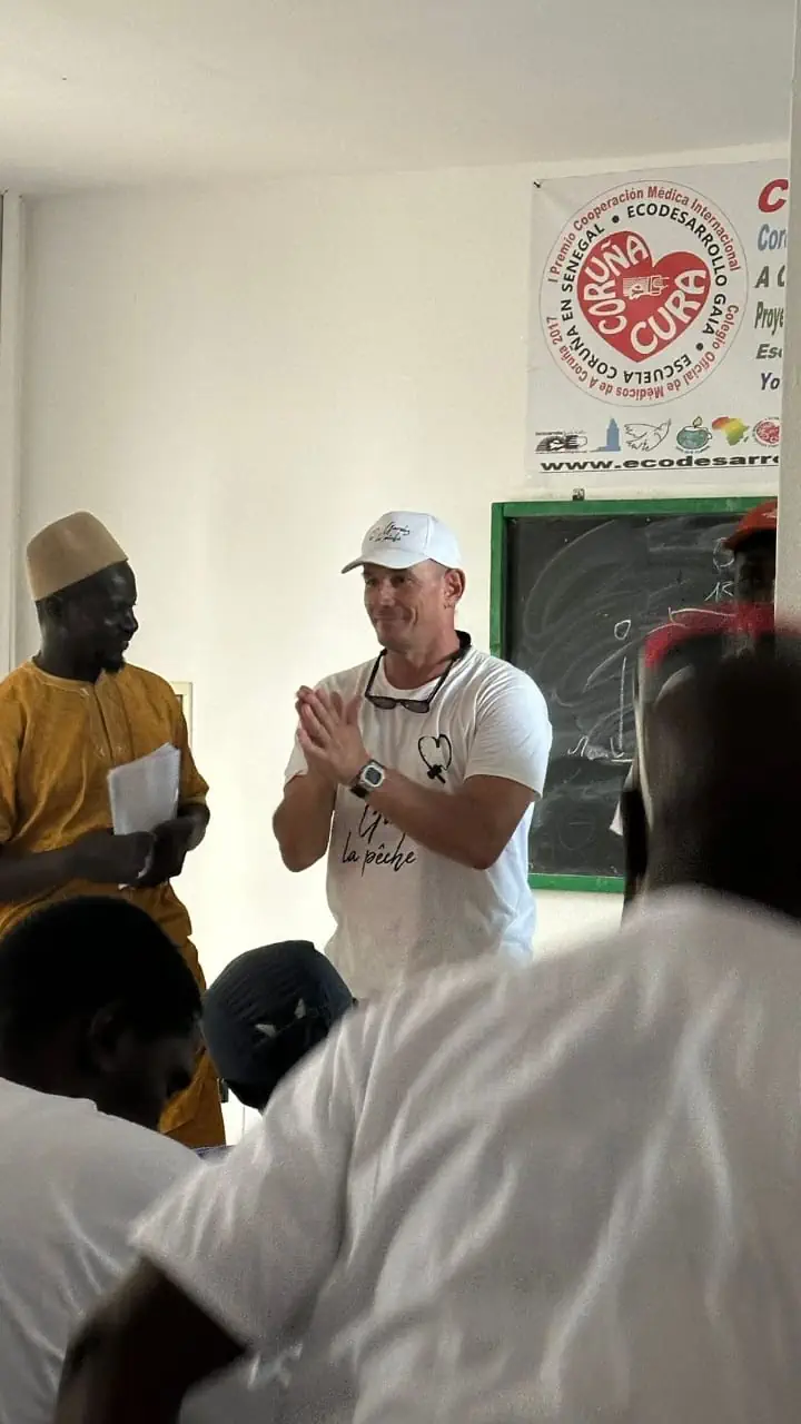 Jérôme Cruchet en pleine distribution