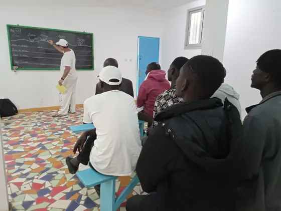 Échanges pendant la formation