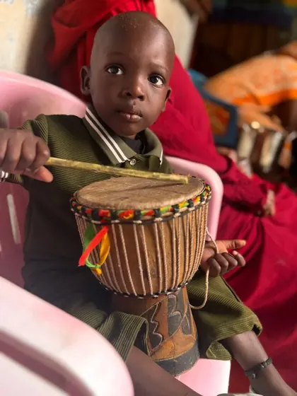 Un enfant au tambour